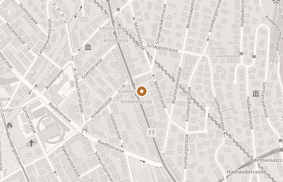 Karte: Praxis 58, Winterthurerstrasse 58, 8006 Zürich